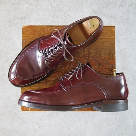 ★Makers/メイカーズ SIZE 8【現行定価￥114,950-★コードバン仕様/ホーウィン社/Vチップ】CDVN-02/バーガンディー/赤茶/メンズ★i622