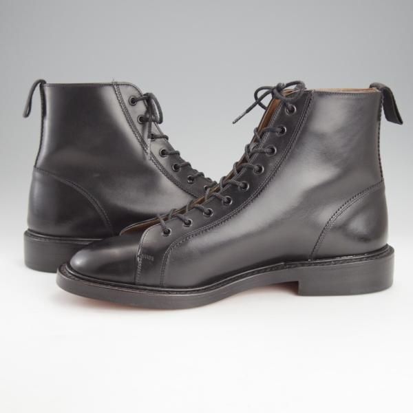 未使用★トリッカーズ SIZE 9【現行モデル定価￥96,800-★ポールスミス別注/モンキーブーツ】6077/カーフ/黒/Paul smith/Tricker's★i632