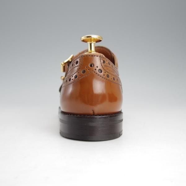 美品 Church'sチャーチパーフォレーションダブルモンクLANA赤茶37.5 美品 Church'sチャーチパーフォレーションダブルモンクLANA赤茶37.5