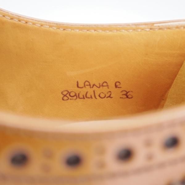 極上★チャーチ(レディース) SIZE 36【現行定価￥165,000-★LANA R/ダブルモンク】ポリッシュドバインダーカーフ/茶/Church's★i633