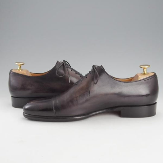 極美品★(仏)ベルルッティ SIZE 7.5【貴重★KIMONO/キモノ/2441】ストレートチップ/ヴェネチアレザー/黒/メンズ/Berluti★i640