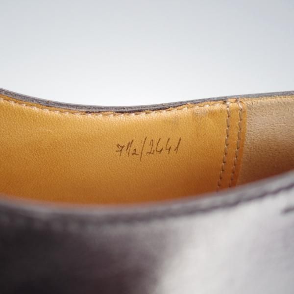 極美品★(仏)ベルルッティ SIZE 7.5【貴重★KIMONO/キモノ/2441】ストレートチップ/ヴェネチアレザー/黒/メンズ/Berluti★i640