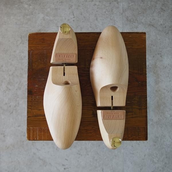 極美品★スコッチグレイン SIZE 6(26�p程度)【定価￥8,800-★純正シューツリー/ネジ式】木製シューキーパー/メンズ/SCOTH GRAIN★i644