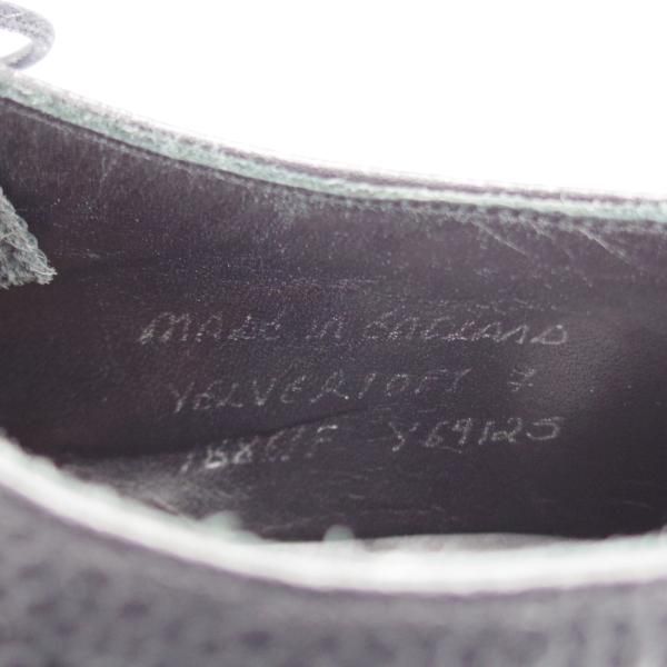 極美品★(英)チーニー 7F【モデル定価￥78,100-★ダイナイトソール仕様/YELVERTOFT】1886ラスト/ロングウイング/黒/メンズ/CHEANEY★i660