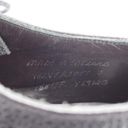 極美品★(英)チーニー 7F【モデル定価￥78,100-★ダイナイトソール仕様/YELVERTOFT】1886ラスト/ロングウイング/黒/メンズ/CHEANEY★i660