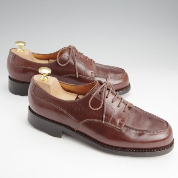 極上★J.M.ウェストン 6C【現行定価￥143,000-★ゴルフ/GOLF】641/旧ロゴ/ヴィンテージ/31ラスト/Uチップ/茶/Weston/ウエストン★i662