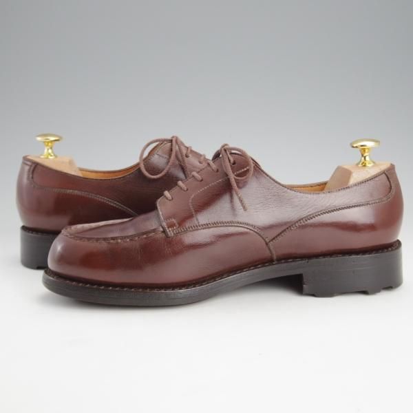 極上★J.M.ウェストン 6C【現行定価￥143,000-★ゴルフ/GOLF】641/旧ロゴ/ヴィンテージ/31ラスト/Uチップ/茶/Weston/ウエストン★i662