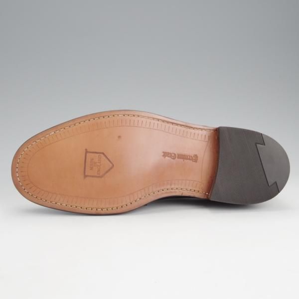 ★(英)チーニー製 UK6.5/US7D【貴重★ROYAL TWEEDライン/CHURCH'S名義】44ラスト/プレーントゥ/黒/ロイヤルツイード/CHEANEY★i663