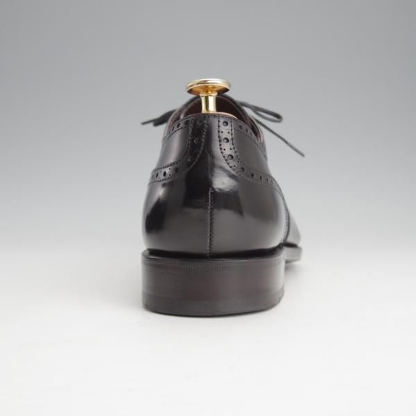 美品★(スペイン製)CARMINA/カルミナ SIZE 8【モデル定価￥72,600-★MEERMIN別注/クォーターブローグ】80214/カーフ/黒/メンズ★i665