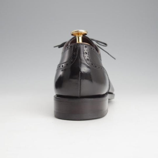 美品★(スペイン製)CARMINA/カルミナ SIZE 8【モデル定価￥72,600-★MEERMIN別注/クォーターブローグ】80214/カーフ/黒/メンズ★i665