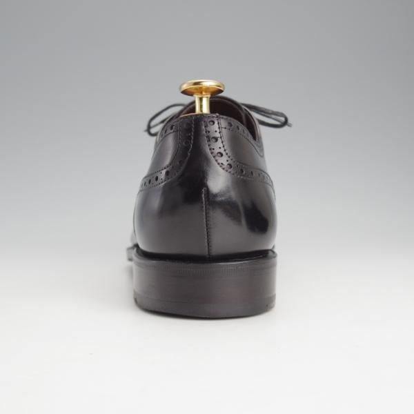 美品★(スペイン製)CARMINA/カルミナ SIZE 8【モデル定価￥72,600-★MEERMIN別注/クォーターブローグ】80214/カーフ/黒/メンズ★i665