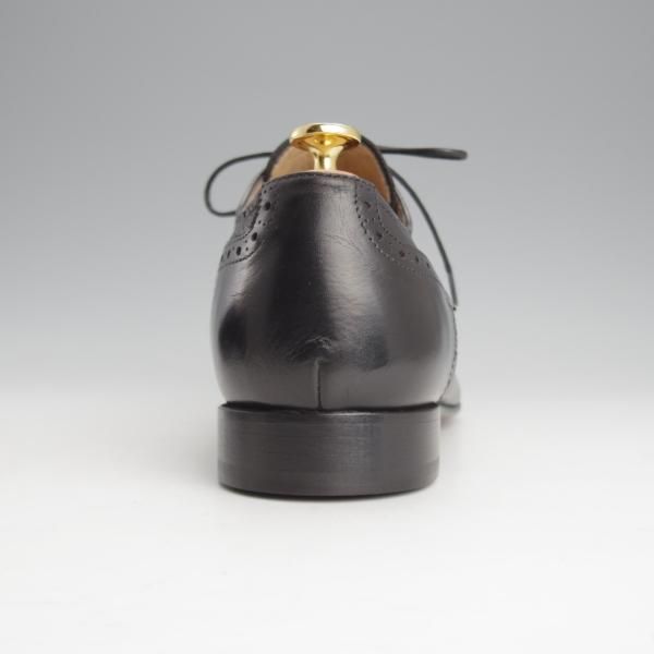 未使用★(伊)ステファノ・ブランキーニ SIZE 45【★クォーターブローグ/黒】カーフ/メンズ/STEFANO BRANCHINI★i666