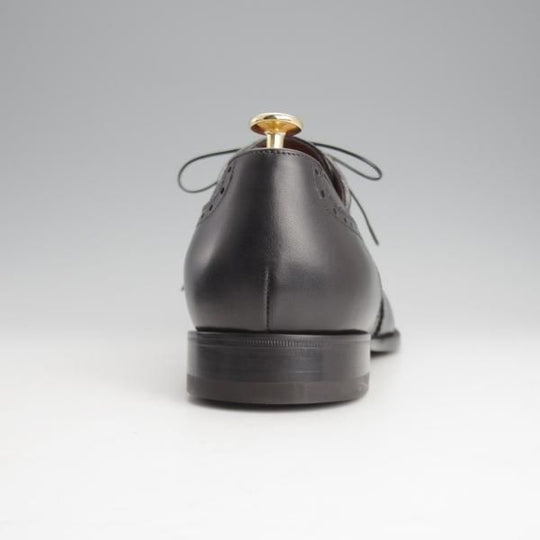 未使用★(伊)ア・テストーニ SIZE 11【★フルブローグ/黒】カーフ/メンズ/a.testoni★i667