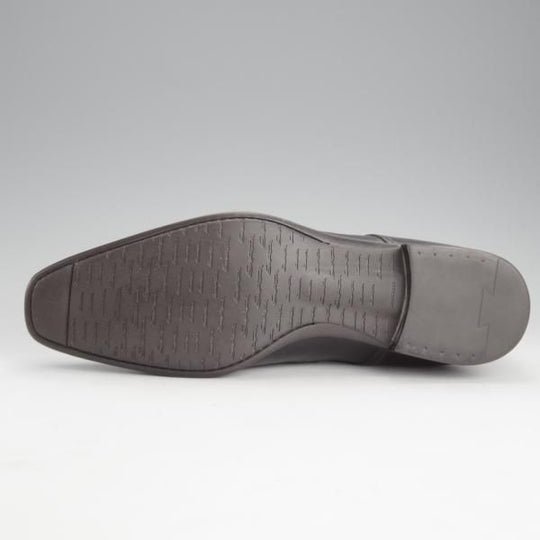 未使用★(伊)サントーニ SIZE 10【★プレーントゥ/372122】Vフロント/プレーントゥ/カーフ/黒/メンズ/Santoni★i668