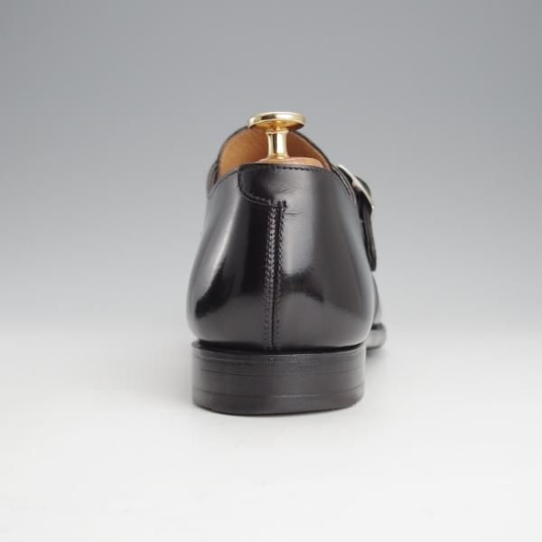極上★クロケット&ジョーンズ 8.5E【定価￥107,800-★ハンドグレード/SAVILE/337ラスト】モンクストラップ/黒/Crockett&Jones★i669