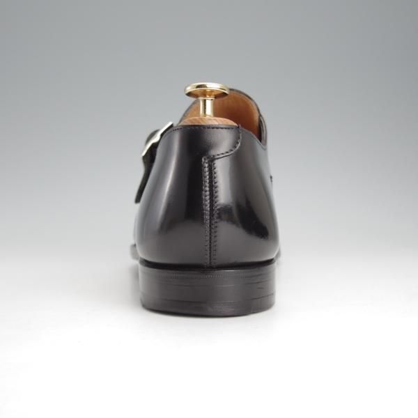 極上★クロケット&ジョーンズ 8.5E【定価￥107,800-★ハンドグレード/SAVILE/337ラスト】モンクストラップ/黒/Crockett&Jones★i669
