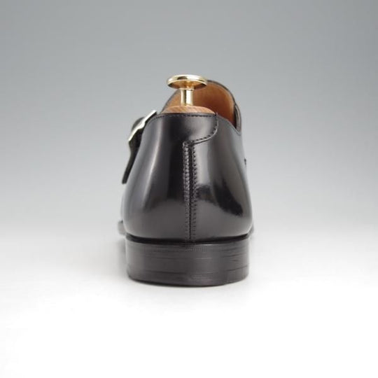 極上★クロケット&ジョーンズ 8.5E【定価￥107,800-★ハンドグレード/SAVILE/337ラスト】モンクストラップ/黒/Crockett&Jones★i669