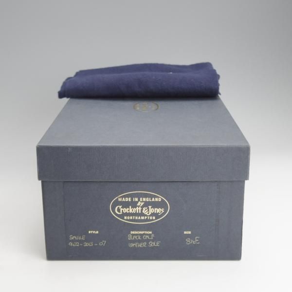 極上★クロケット&ジョーンズ 8.5E【定価￥107,800-★ハンドグレード/SAVILE/337ラスト】モンクストラップ/黒/Crockett&Jones★i669