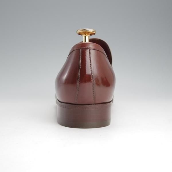 未使用★(伊)タニノクリスチー SIZE 6.5【デッドストック品★ローファー/108253】スリッポン/カーフ/茶/メンズ/TANINO CRISCI★i670