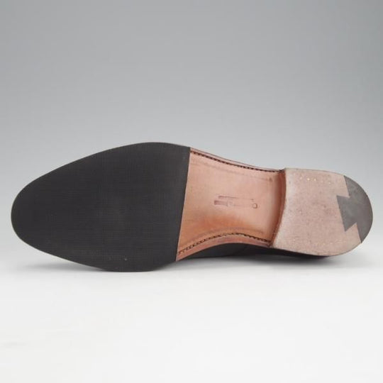 極上★クロケット&ジョーンズ 7.5E【モデル定価￥89,100-★DRAYCOTT 2/パンチドキャップトゥ】341ラスト/カーフ/黒/Crockett&Jones★i671