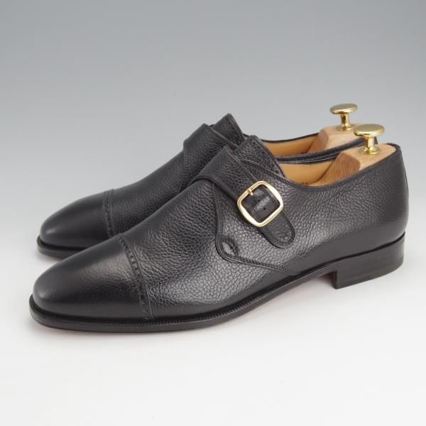 未使用　タニノクリスチー　ブラック モンクストラップシューズ タニノクリスチー SIZE 7.5【デッドストック品☆モンク