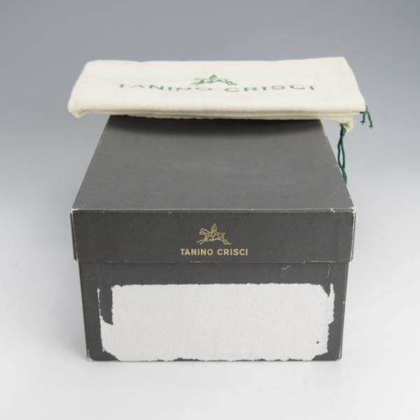 未使用★(伊)タニノクリスチー SIZE 7.5【デッドストック品★モンクストラップ/109264】シボ革/黒/メンズ/TANINO CRISCI★i672