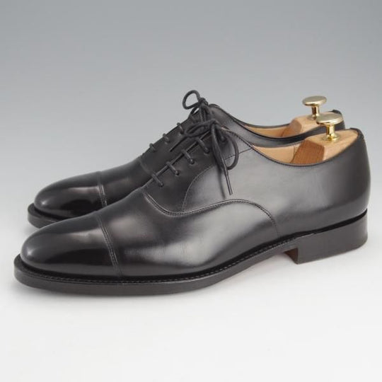 極上★チャーチ 75F/UK7.5【定価￥155,100-★コンサル/CONSUL】173ラスト/ストレートチップ/カーフ/黒/メンズ/Church's★i673