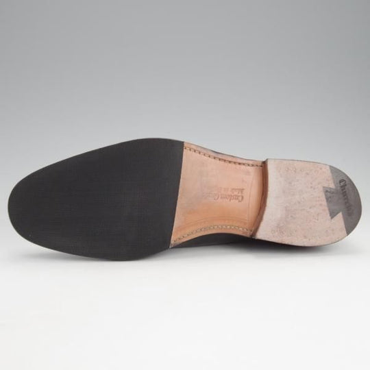 極上★チャーチ 75F/UK7.5【定価￥155,100-★コンサル/CONSUL】173ラスト/ストレートチップ/カーフ/黒/メンズ/Church's★i673