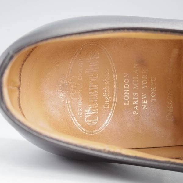 極上★チャーチ 75F/UK7.5【定価￥155,100-★コンサル/CONSUL】173ラスト/ストレートチップ/カーフ/黒/メンズ/Church's★i673