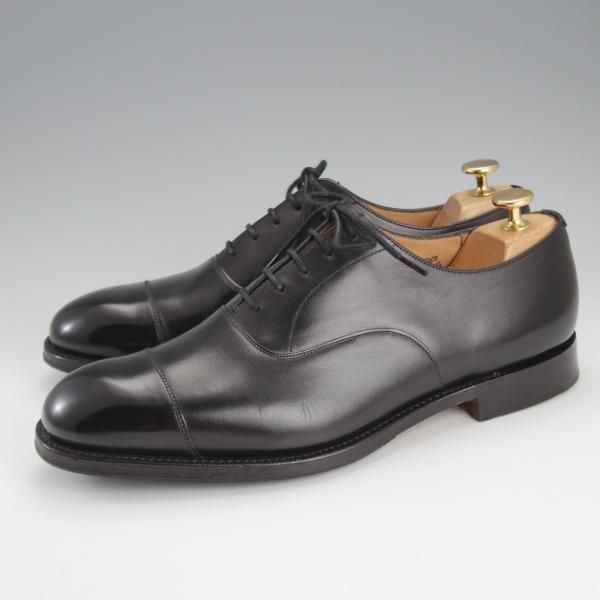 極美品★チャーチ 75F/UK7.5【定価￥160,600-★コンサル/CONSUL】173ラスト/ストレートチップ/カーフ/黒/メンズ/Church's★i683