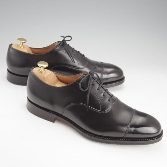 極美品★チャーチ 75F/UK7.5【定価￥160,600-★コンサル/CONSUL】173ラスト/ストレートチップ/カーフ/黒/メンズ/Church's★i683