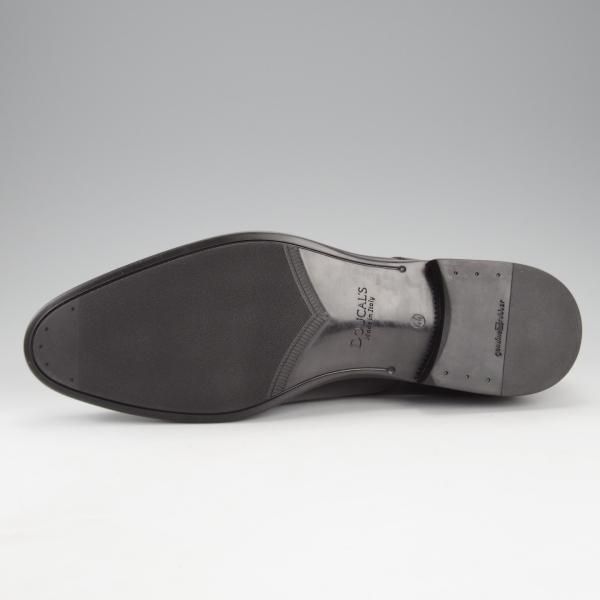 未使用★(伊)Doucal's/デュカルス SIZE 44【★プレーントゥ/黒】パテントレザー/メンズ★i685