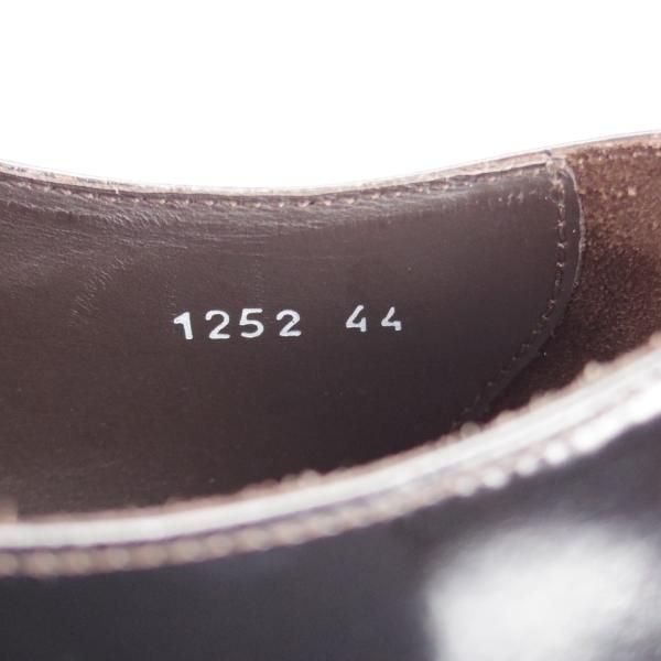 未使用★(伊)Doucal's/デュカルス SIZE 44【★プレーントゥ/黒】パテントレザー/メンズ★i685