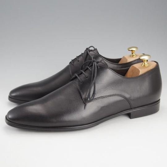 未使用★(伊)ア・テストーニ SIZE 11【★プレーントゥ/黒】カーフ/メンズ/a.testoni★i686