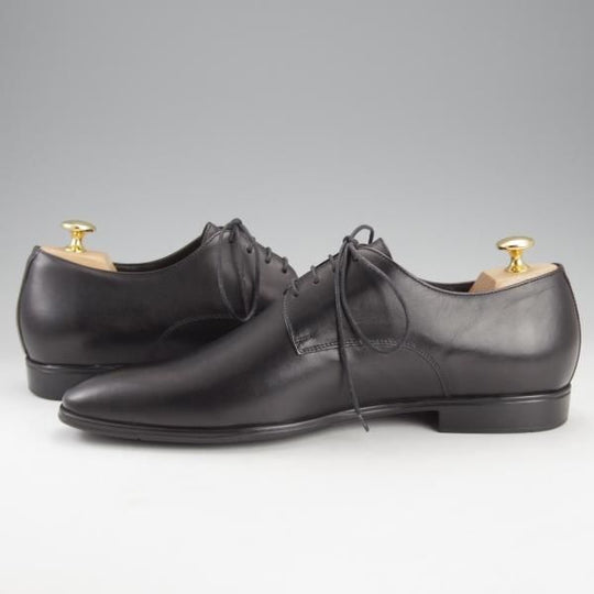 未使用★(伊)ア・テストーニ SIZE 11【★プレーントゥ/黒】カーフ/メンズ/a.testoni★i686