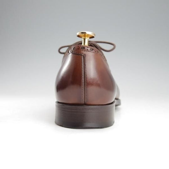 美品★(英)フォスター&サン 7E【定価￥148,500-★SANDRINGHAM/サンドリンガム】66ラスト/セミブローグ/カーフ/濃茶/FOSTER&SON★i687