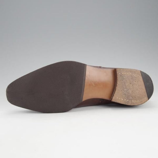 美品★(英)フォスター&サン 7E【定価￥148,500-★SANDRINGHAM/サンドリンガム】66ラスト/セミブローグ/カーフ/濃茶/FOSTER&SON★i687