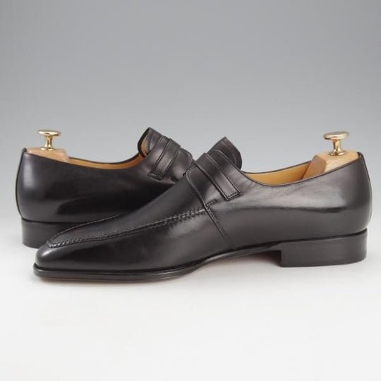 未使用★(伊)タニノクリスチー SIZE 8【デッドストック品★モンクストラップ/129695】カーフ/黒/メンズ/TANINO CRISCI★i688