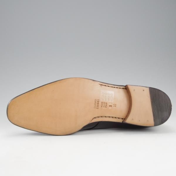 未使用★(伊)タニノクリスチー SIZE 8【デッドストック品★モンクストラップ/129695】カーフ/黒/メンズ/TANINO CRISCI★i688