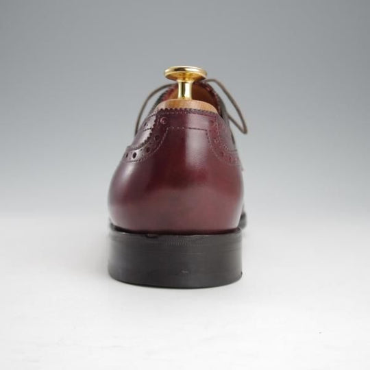 美品★ジョンロブ 8E【モデル定価￥266,200-★ミュージアムカーフ/8695ラスト】HAYLE/フルブローグ/赤茶/メンズ/JOHN LOBB★i689