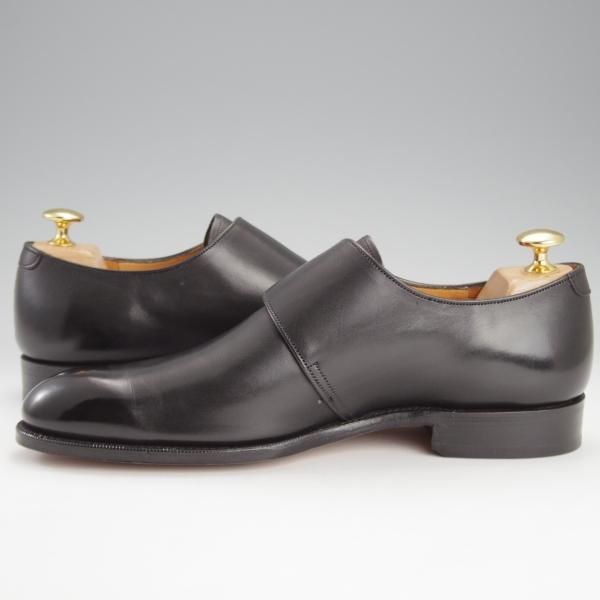 ★(英)グレンソン 5.5F【貴重★footmaster/フットマスター】ダブルモンク/カーフ/黒/メンズ/GRENSON★i690