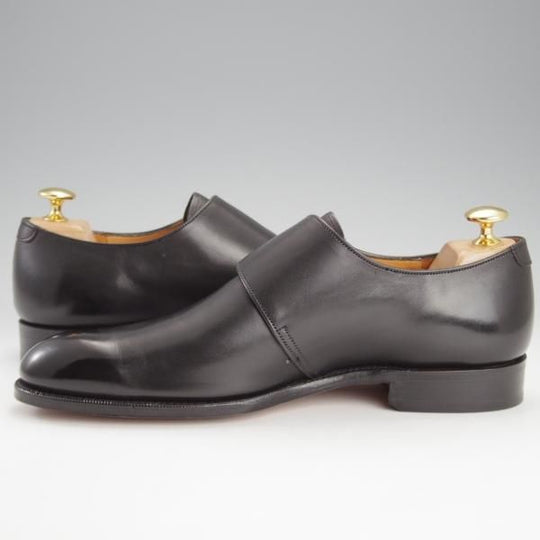 ★(英)グレンソン 5.5F【貴重★footmaster/フットマスター】ダブルモンク/カーフ/黒/メンズ/GRENSON★i690