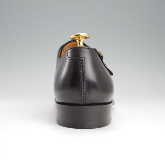 ★(英)グレンソン 5.5F【貴重★footmaster/フットマスター】ダブルモンク/カーフ/黒/メンズ/GRENSON★i690