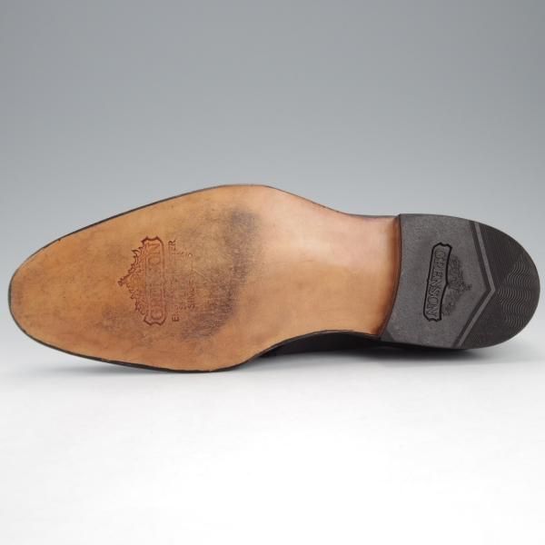 ★(英)グレンソン 5.5F【貴重★footmaster/フットマスター】ダブルモンク/カーフ/黒/メンズ/GRENSON★i690