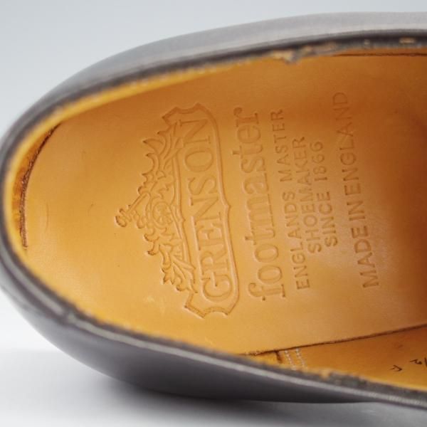 ★(英)グレンソン 5.5F【貴重★footmaster/フットマスター】ダブルモンク/カーフ/黒/メンズ/GRENSON★i690