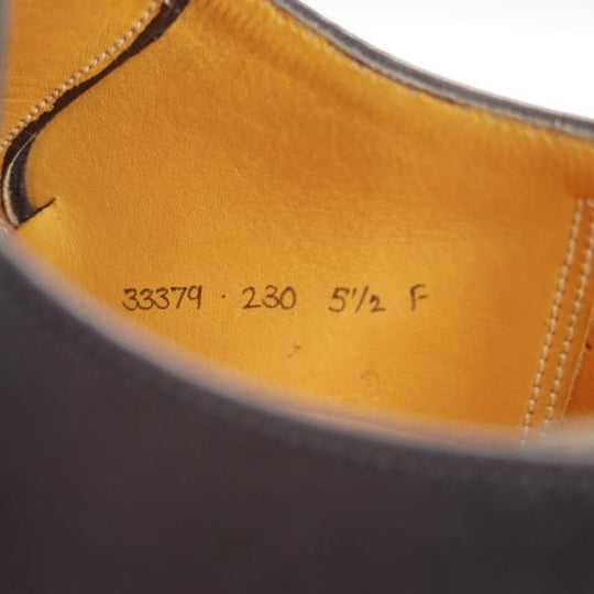 ★(英)グレンソン 5.5F【貴重★footmaster/フットマスター】ダブルモンク/カーフ/黒/メンズ/GRENSON★i690