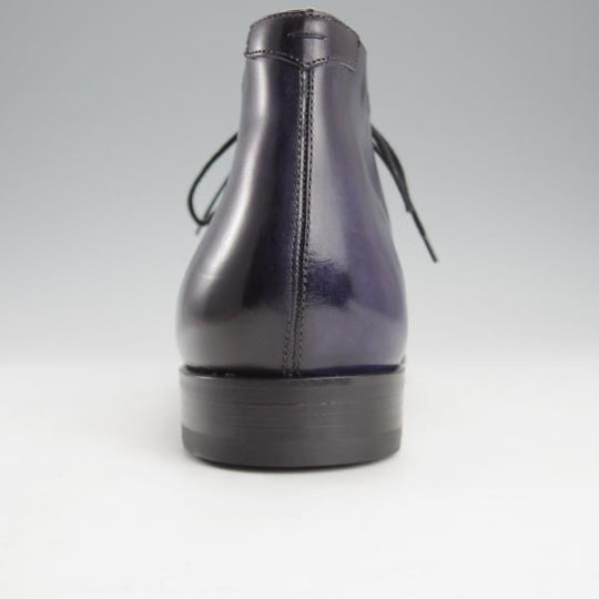 未使用★(スペイン製)マグナーニ・セレクション SIZE 43【定価￥90,720-★シャドウステッチ仕様/チャッカブーツ】紺/MAGNANNI★i692