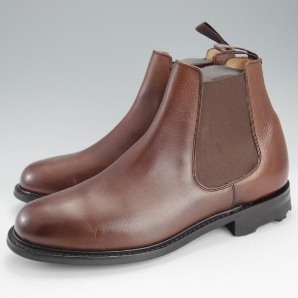 極美品★チャーチ 65G/UK6.5【同系モデル定価￥181,500-★リッジウェイソール/NUNTON2】103ラスト/サイドゴアブーツ/濃茶/Church's★i693