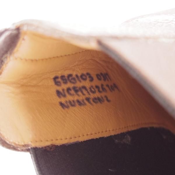 極美品★チャーチ 65G/UK6.5【同系モデル定価￥181,500-★リッジウェイソール/NUNTON2】103ラスト/サイドゴアブーツ/濃茶/Church's★i693