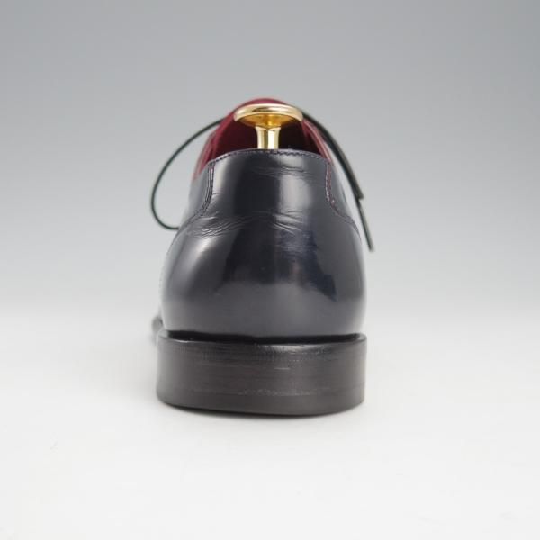 ★(仏)ルイ・ヴィトン SIZE 6【★ブラインドブローグ/紺】ポリッシュレザー/メンズ/LOUIS VUITTON★i694